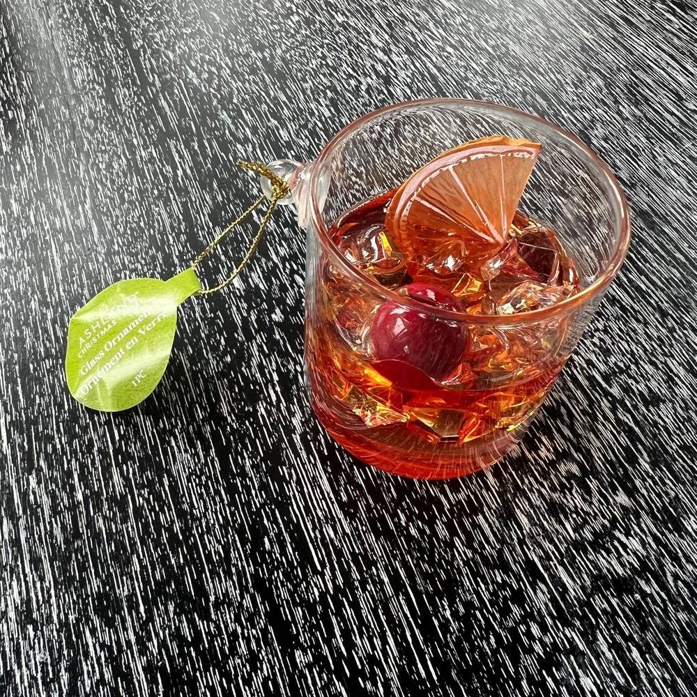 Old Fashioned‎ Cocktail Ornament NWT